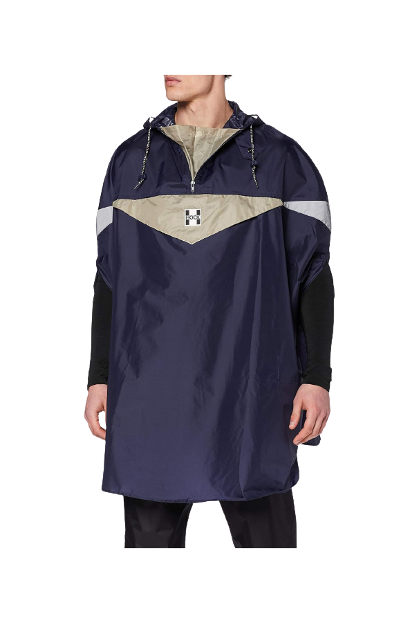 Granatowe poncho na deszcz Hock Super Praktiko XXL
