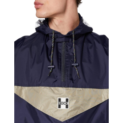 Granatowe poncho na deszcz Hock Super Praktiko XXL