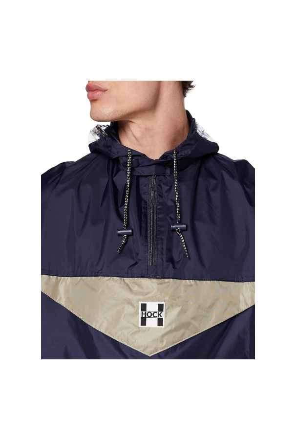 Granatowe poncho na deszcz Hock Super Praktiko XXL