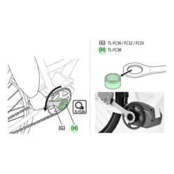 Klucz Ściągacz do Korb Mechanicznych TL-FC38