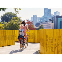 Fotelik rowerowy dziecięcy Urban Iki Junior do 35 kg