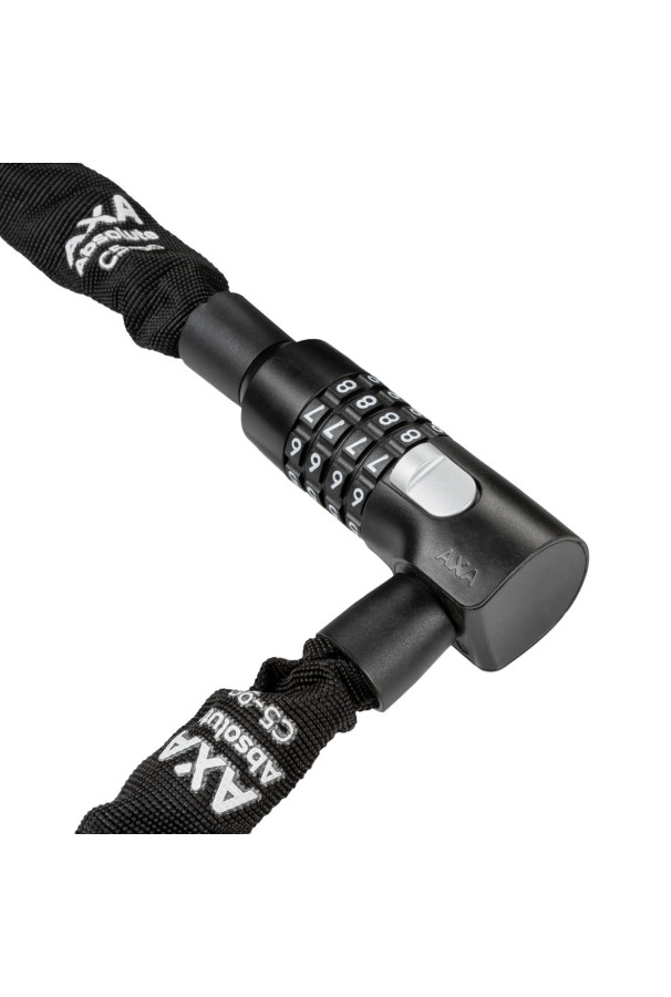 Zapięcie - Łańcuch na szyfr AXA Absolute C5-90 czarny