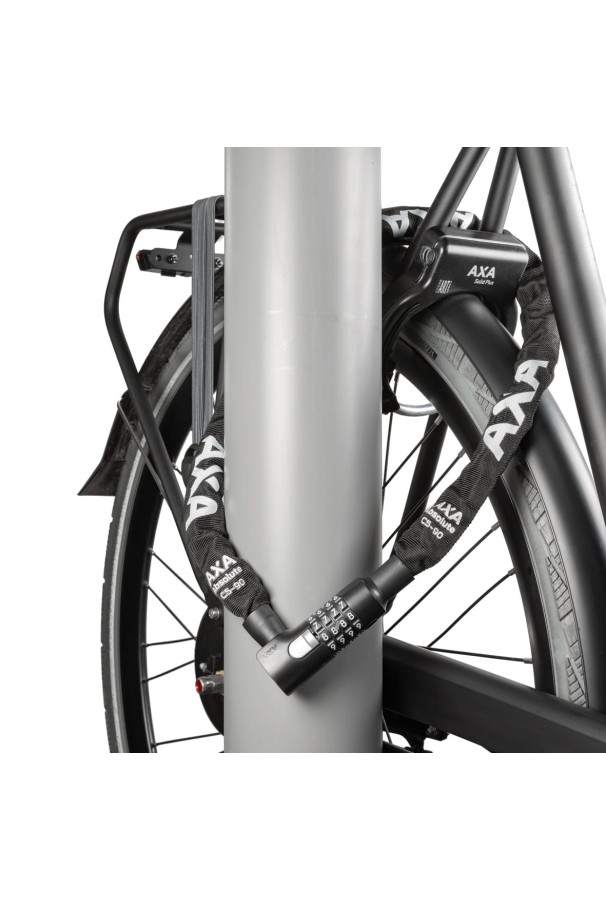 Zapięcie - Łańcuch na szyfr AXA Absolute C5-90 czarny