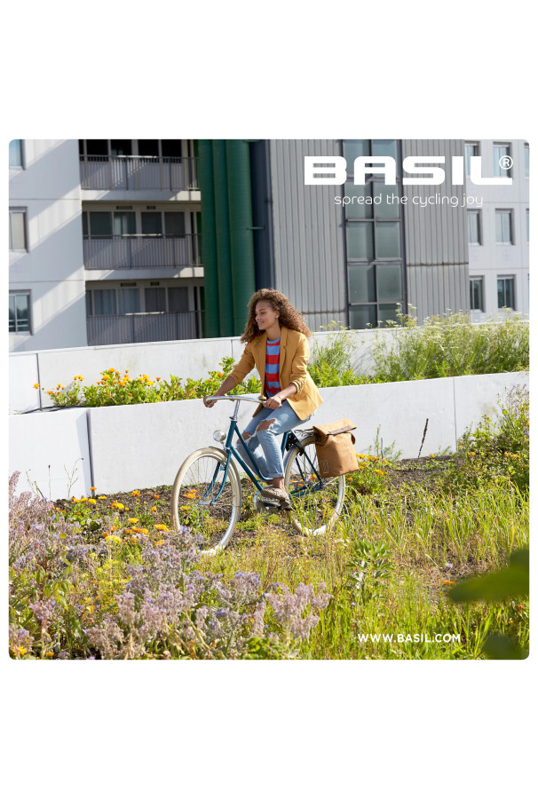 Torba rowerowa Basil Shopper City brązowa