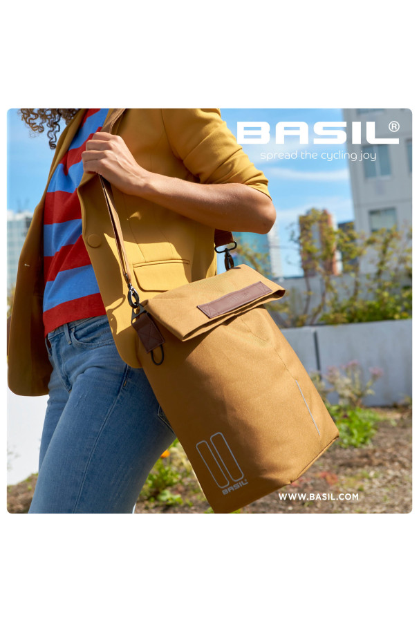 Torba rowerowa Basil Shopper City brązowa