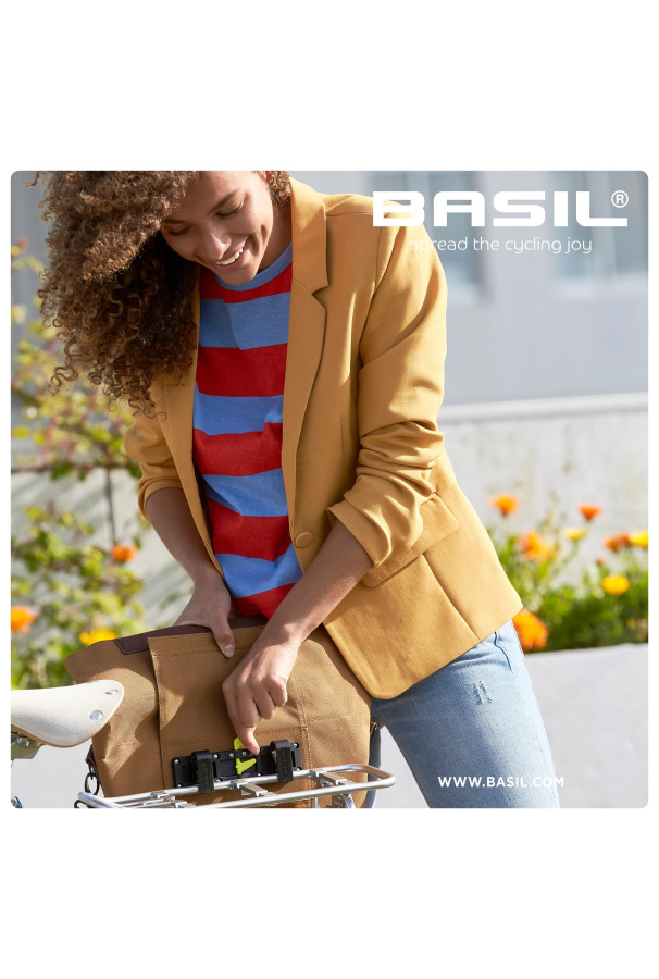 Torba rowerowa Basil Shopper City brązowa