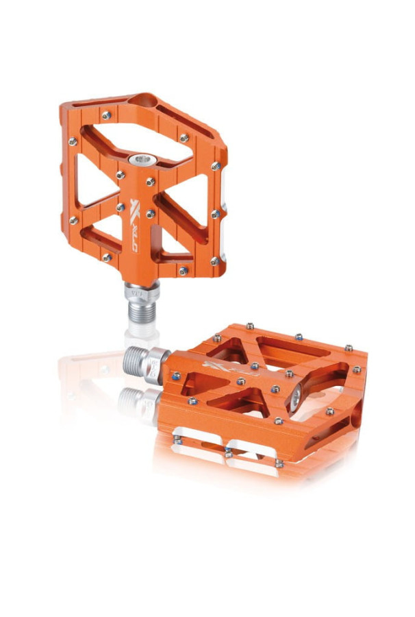 Pedały platformowe XLC PD-M12 pomarańczowe