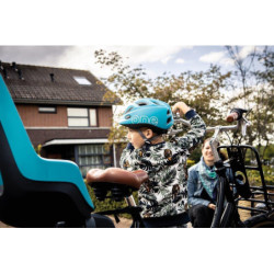 Dziecięcy kask rowerowy Bobike One Plus S ciemny brązowy