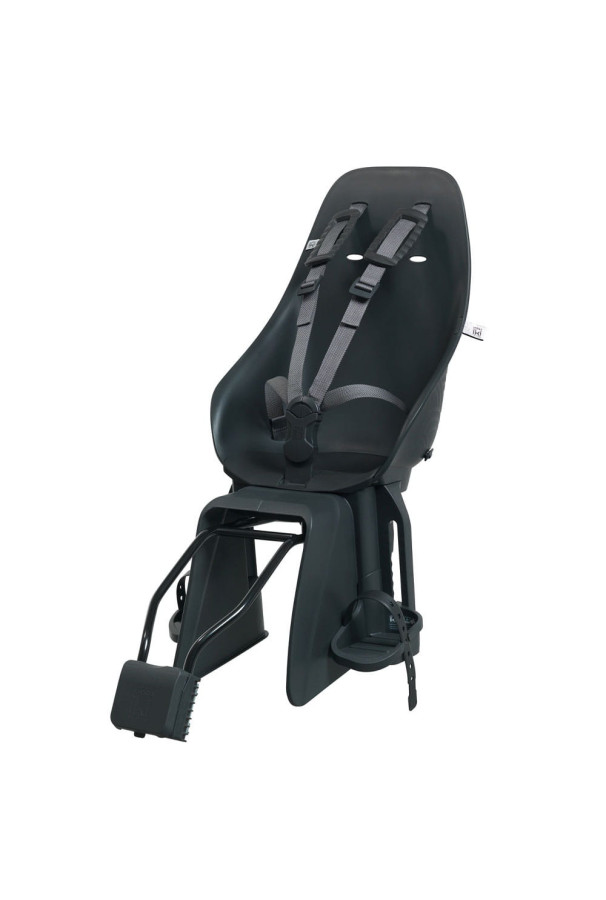 Tylny fotelik rowerowy Urban Iki na ramę czarny