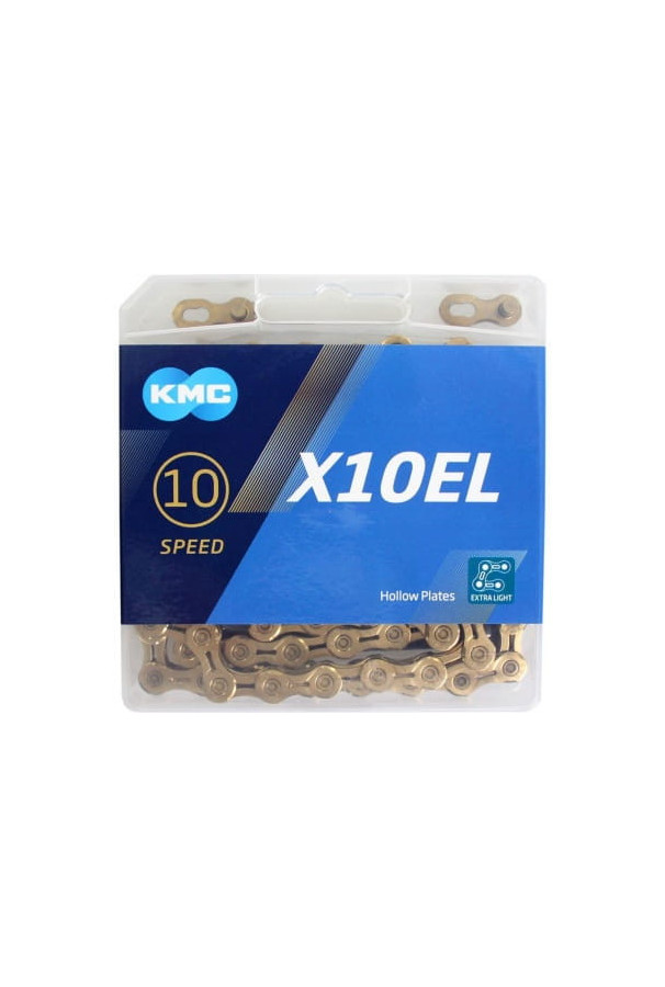 Łańcuch złoty KMC X10EL 10S 11/128"