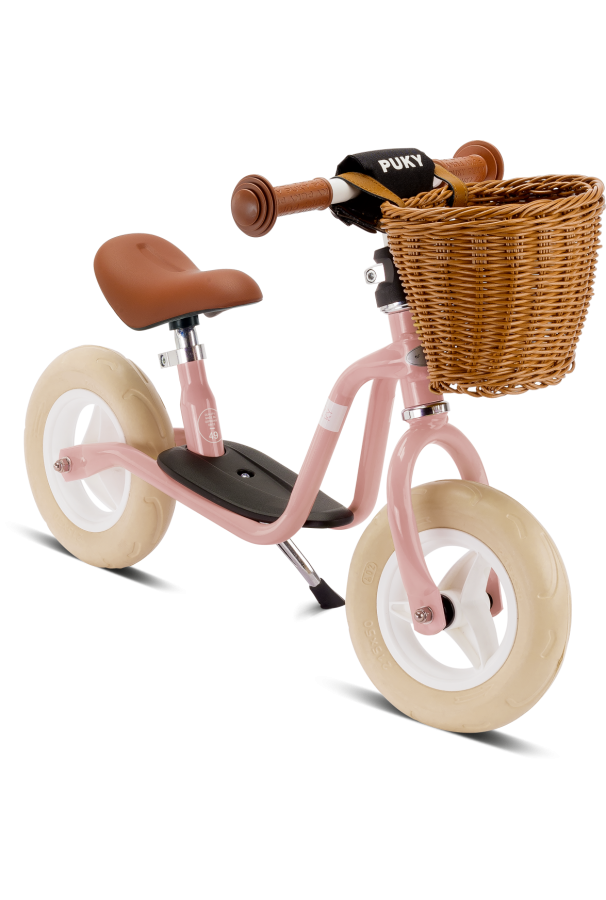 Rowerek biegowy z koszykiem Puky LR M Różowy
