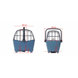 Kosz rowerowy dla zwierząt psa  Basil Buddy MIK