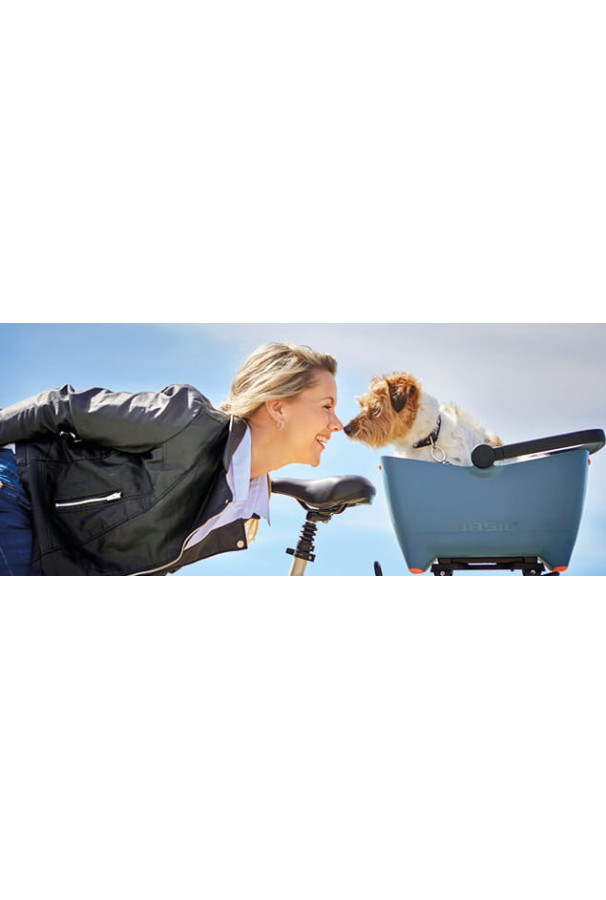 Kosz rowerowy dla zwierząt psa  Basil Buddy MIK