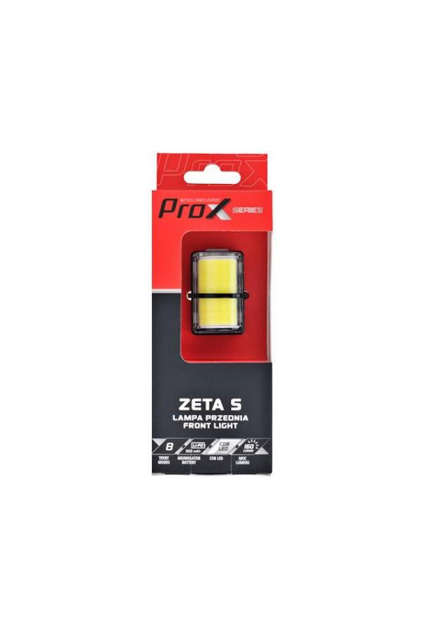 Lampa przód PROX Zeta S COB LED 160Lm, USB 500mAh