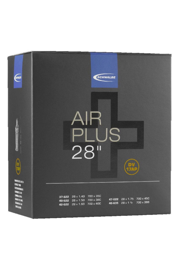 Dętka 28" Schwalbe Air Plus 37/47-622/635 DV 40 mm